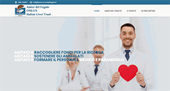 Desktop Screenshot of amicidelfegato.it