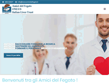 Tablet Screenshot of amicidelfegato.it